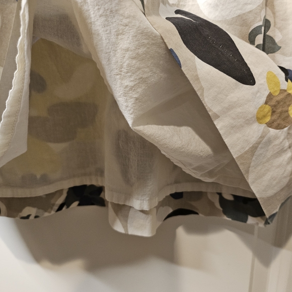 Boden Floral Sheath Mini Dress US 6 Cotton Lined Pockets Blue Yellow - Picture 6 of 10